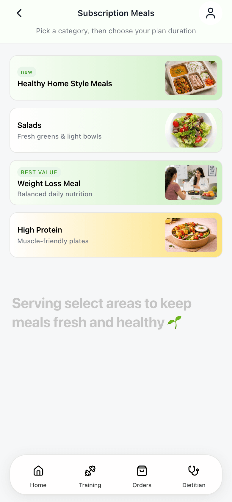 HealthyOme — Subscription