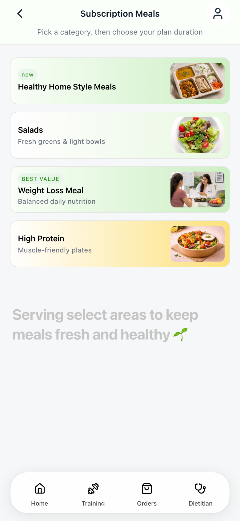 HealthyOme — Subscription