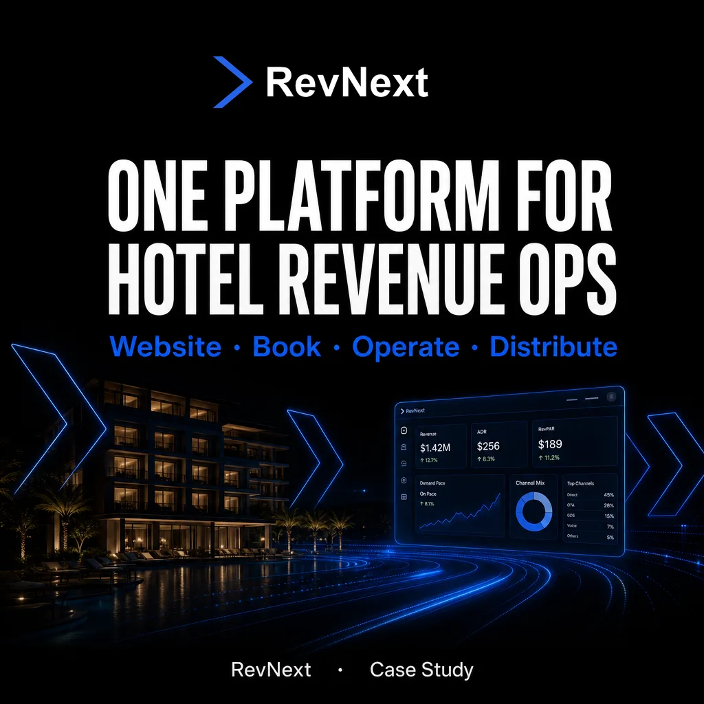 RevNext — One Modular Platform for Hotel Revenue Operations